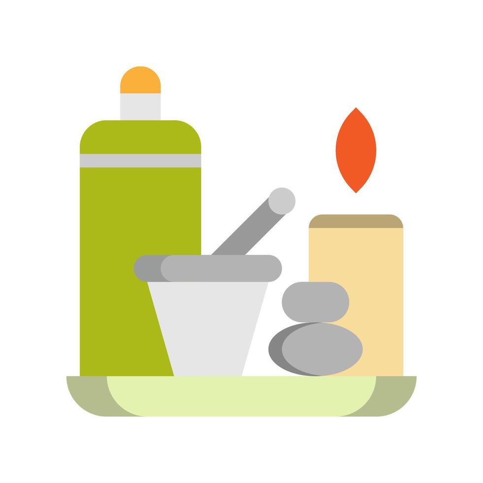 spa and massage icon illustration vector