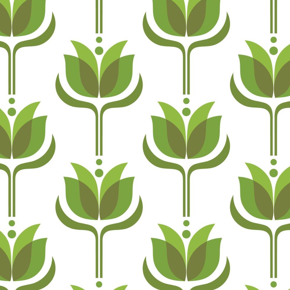 modern foliage pattern illustration vector