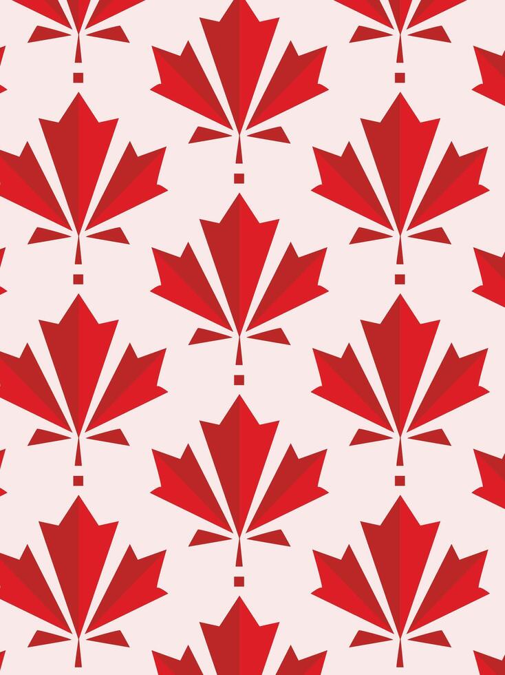 Maple Leaves Pattern vector