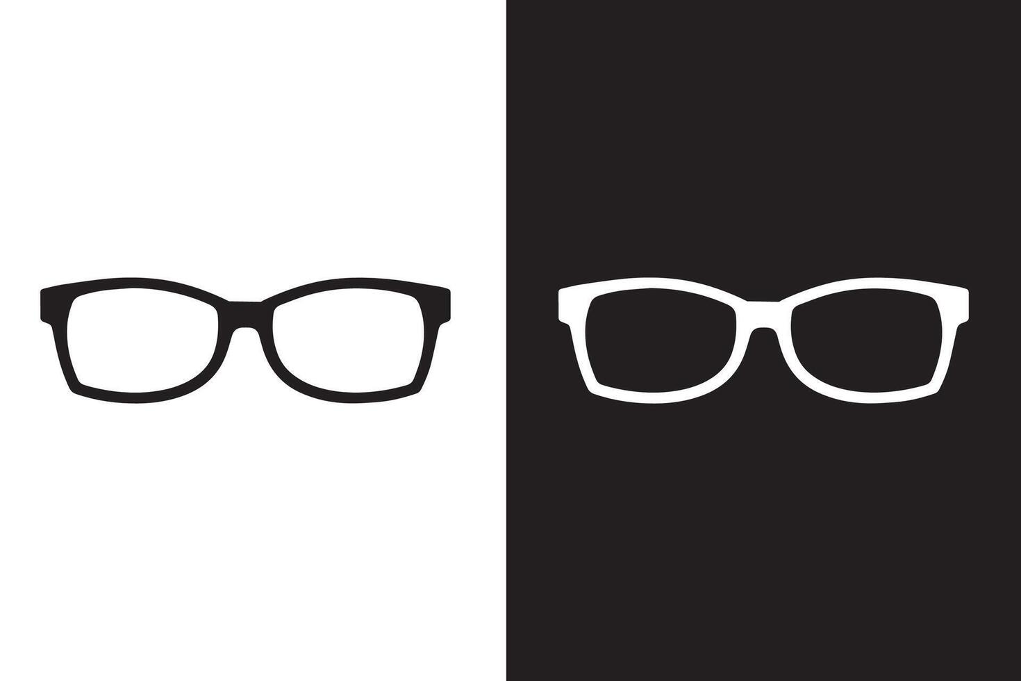 Spectacles Eyeglasses Silhouette Illustration art work vector