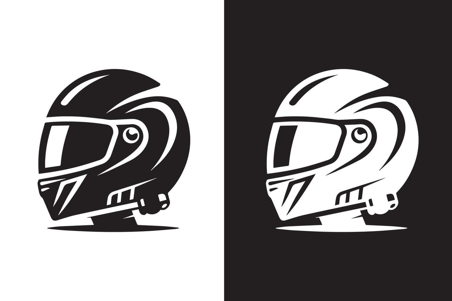 Motorcycle Helmet icon Illustration vector