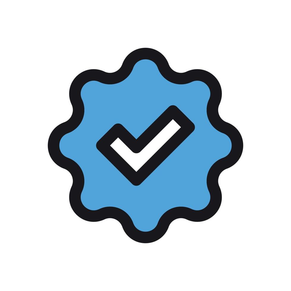 Simple icon on a theme verified discount vector