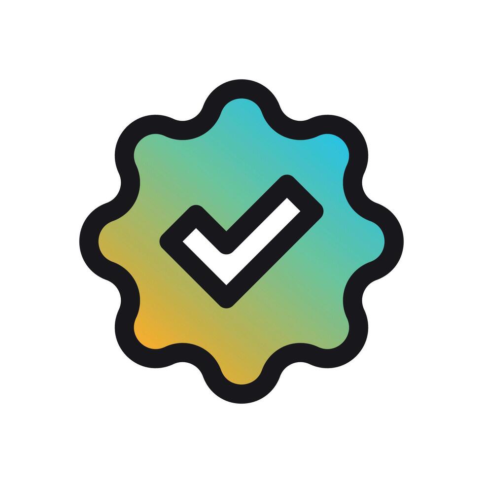 Simple icon on a theme official discount offer vector
