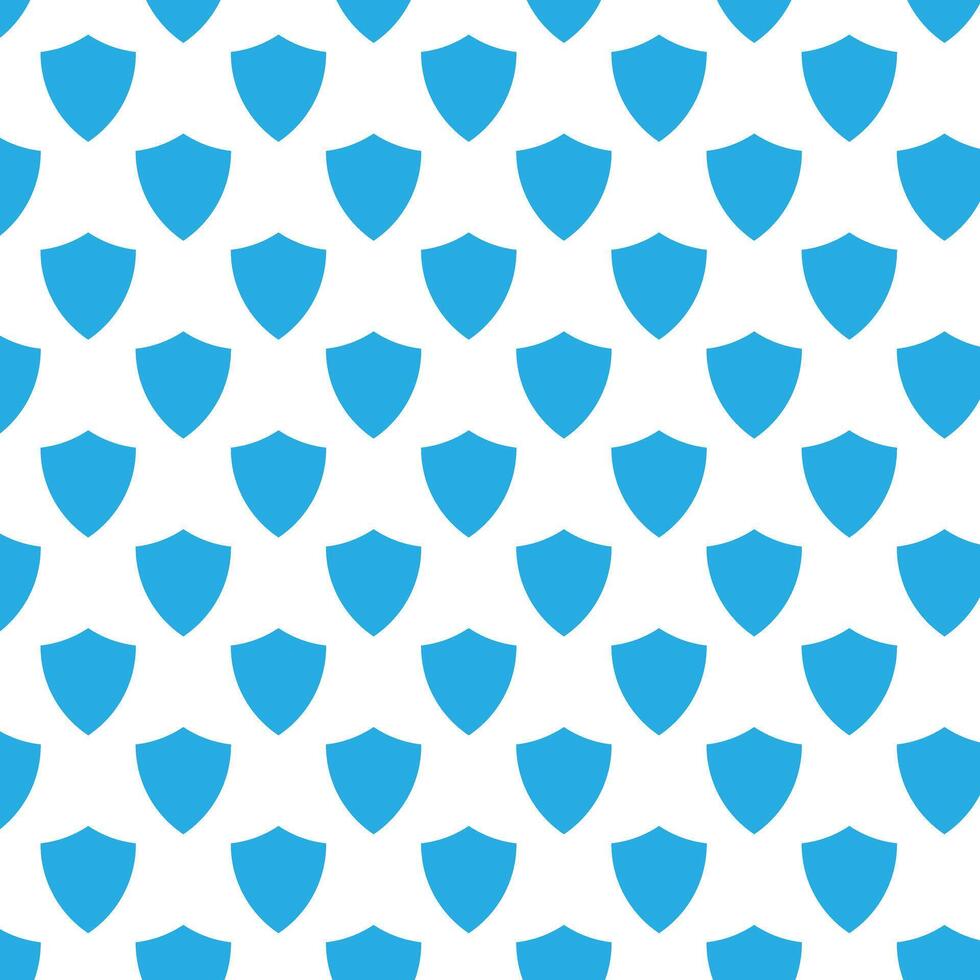 Blue shield pattern . Security shield pattern . Shield background . illustration vector
