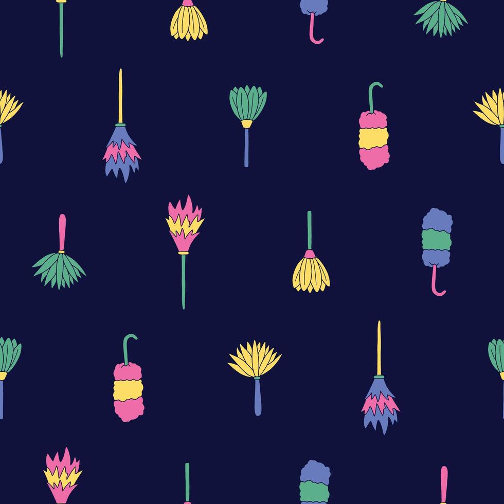 Collection of Duster Seamless Pattern illustration Design vector