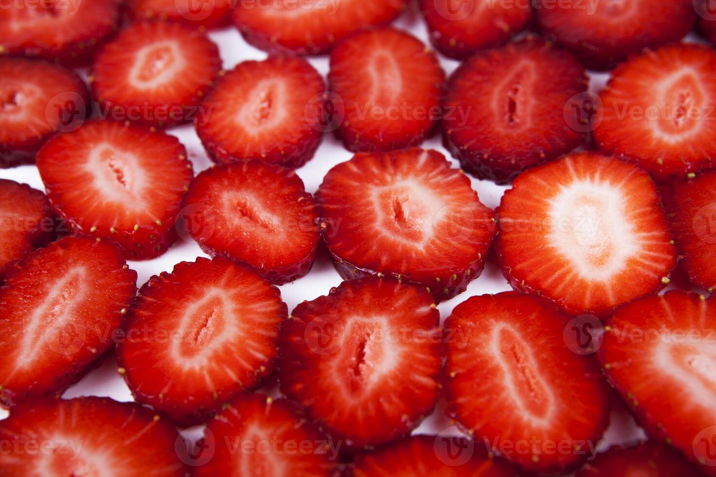 background a strawberry slices photo