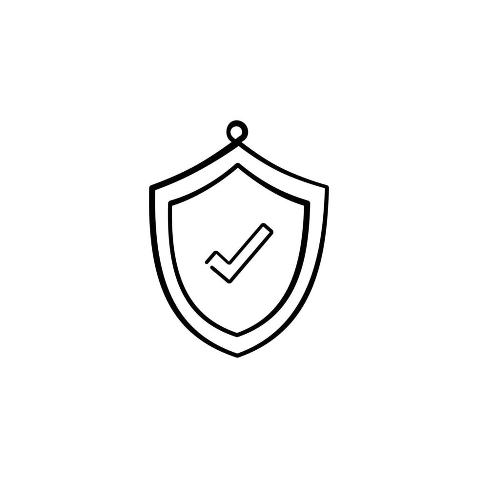 Integrity Line Style Icon Design vector
