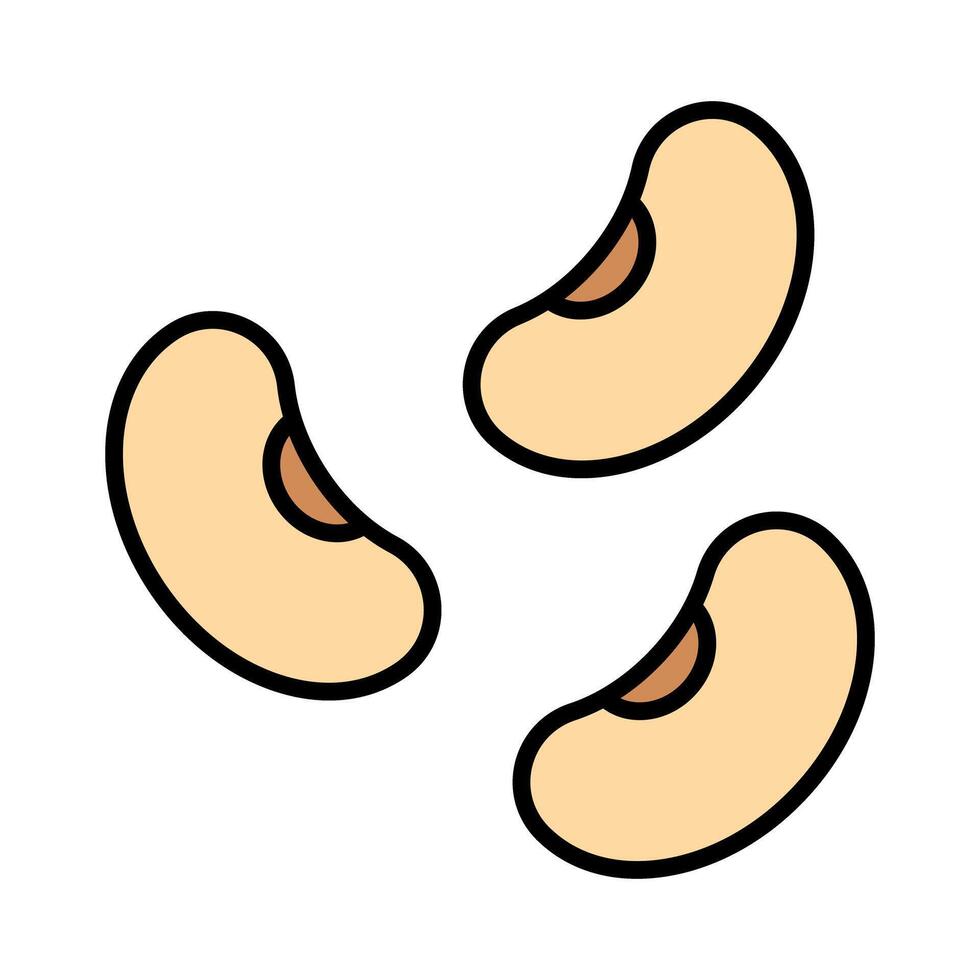 Flat design Soybeans icon. vector