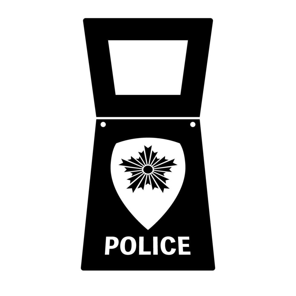 Japanese police identification card silhouette japanese police badge