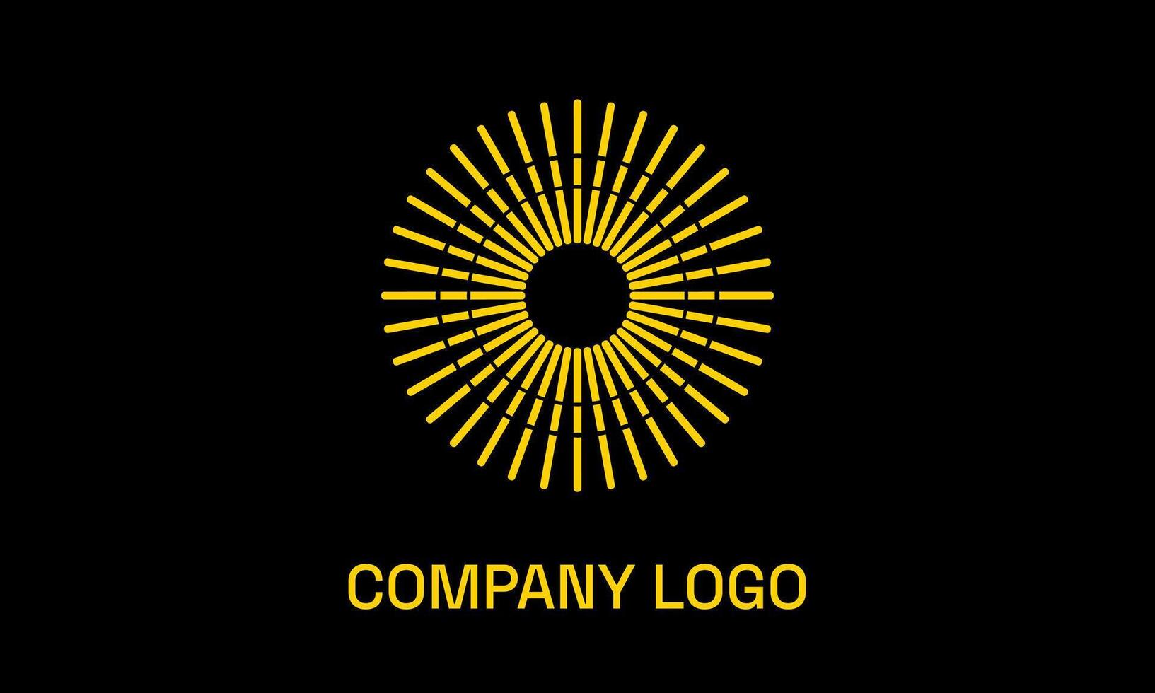 Sunburst Elegant and creative Logo for your Business vector