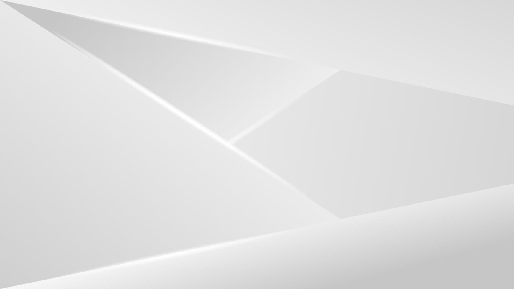 Abstract white and gray background. Modern geometric style with light. illustration vector