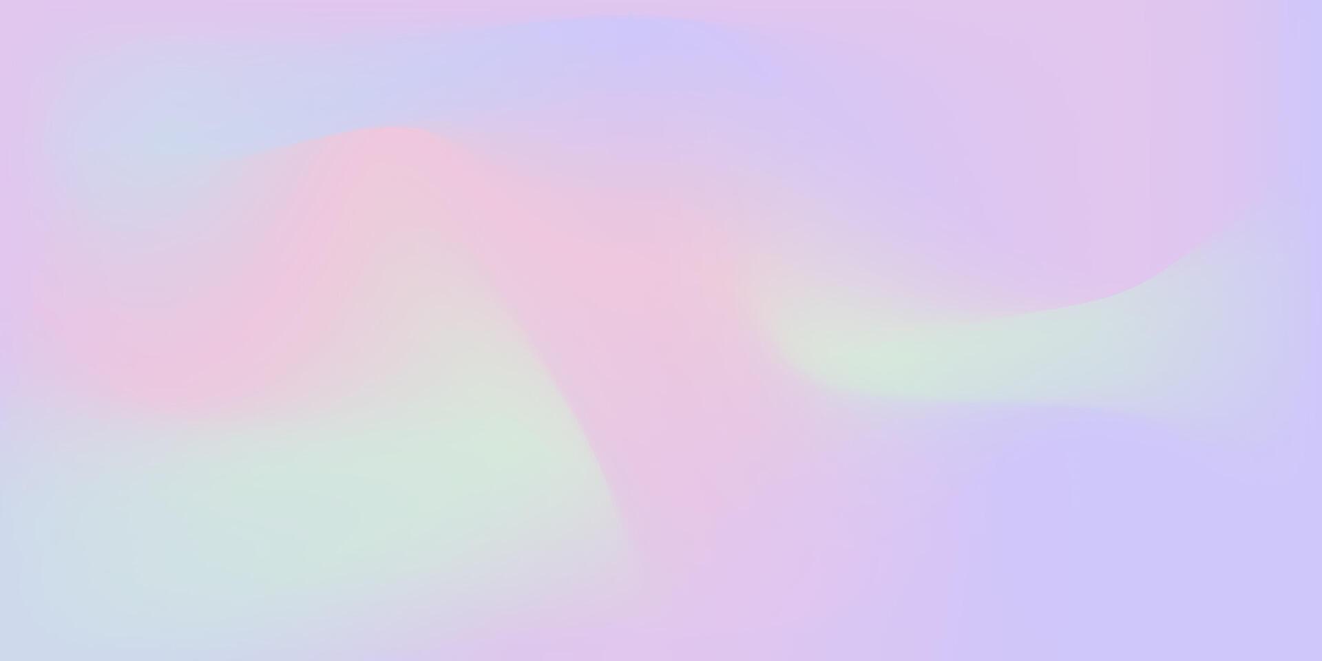 Soft hologram texture. Abstract background with blurred pastel hologram colors. Holographic gradient colors vector