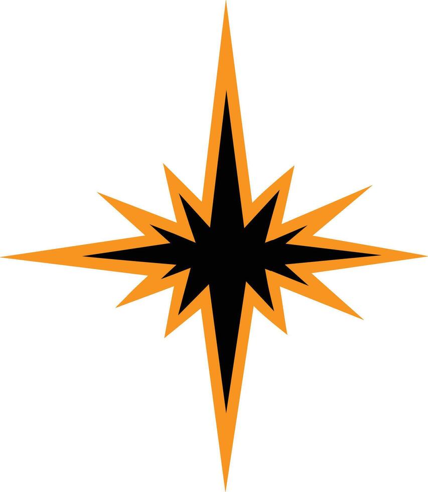 Stylish A star colorful illustrator vector