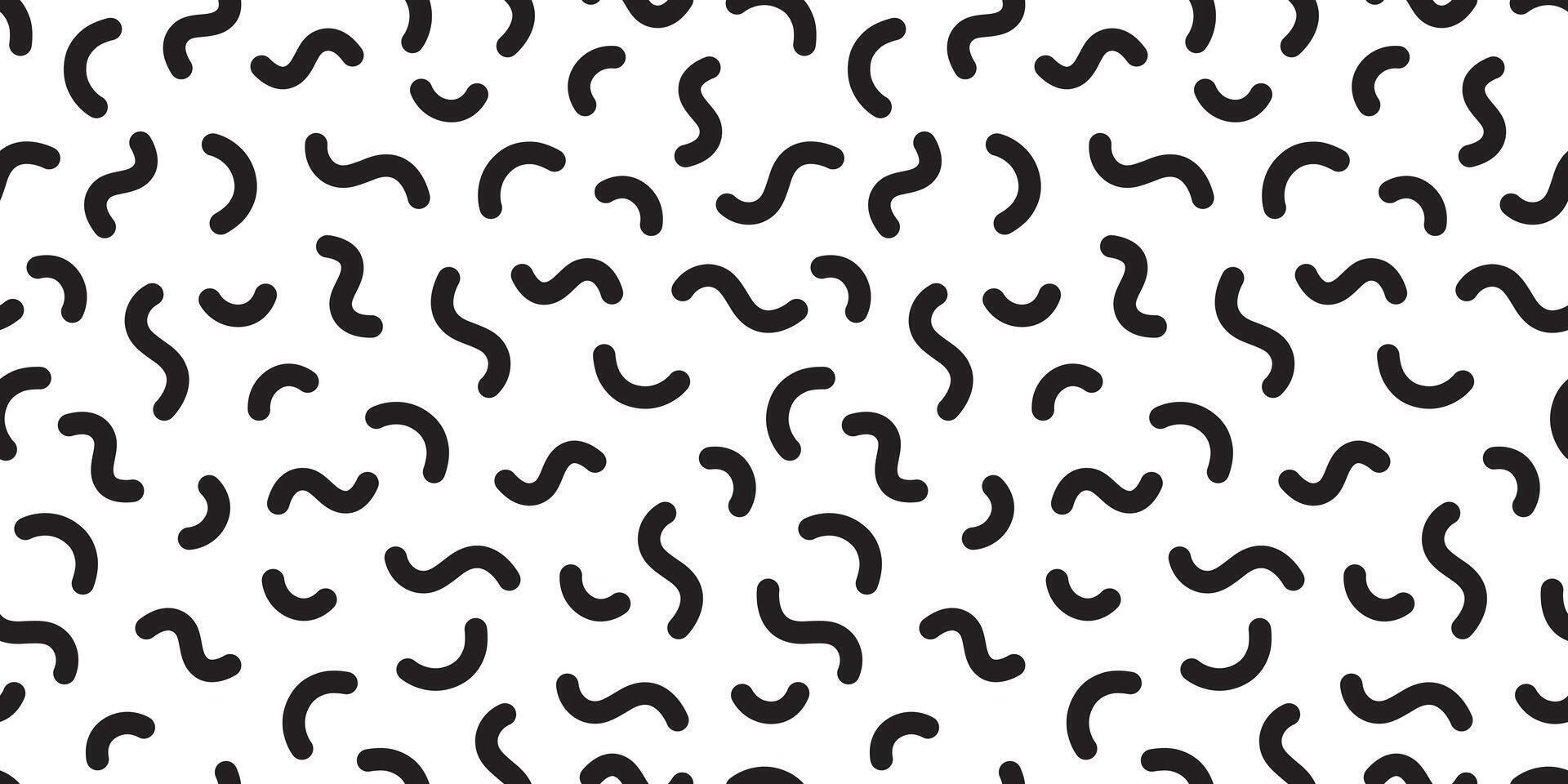 doodle seamless pattern zigzag abstract cartoon line triangle polka dot cartoon tile background repeat wallpaper illustration design scarf isolated vector
