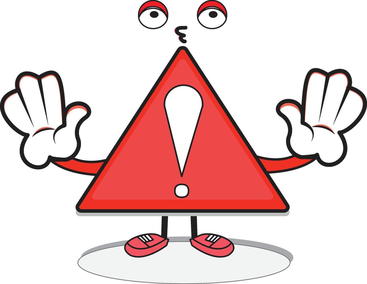 Caution signs symbols vector