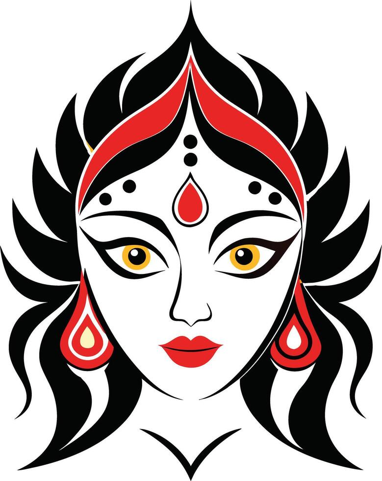 Durga clipart free download vector