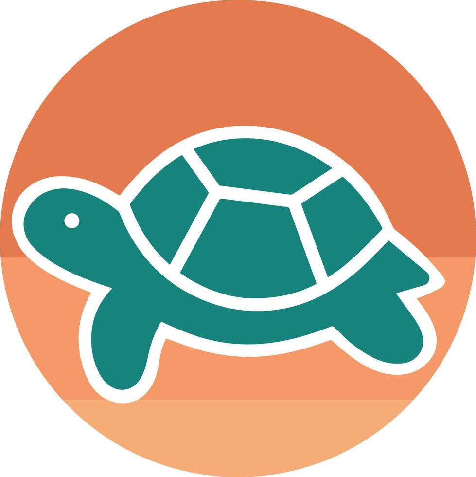 Green Turtle Logo Art Design vector