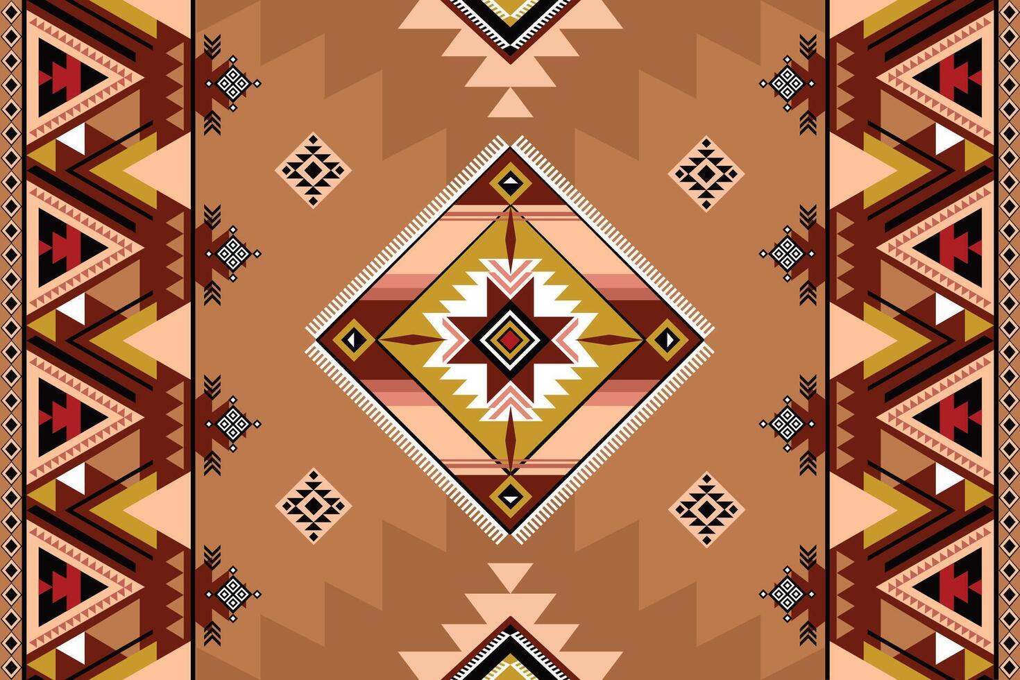 Geometric ethnic pattern traditional Design for background,carpet,wallpaper,clothing vector