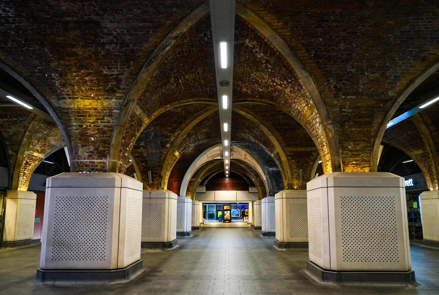 London, UK - SEP 01, 2024-The interior of London Bridge, it is a central London railway terminus and connected London Underground station. photo