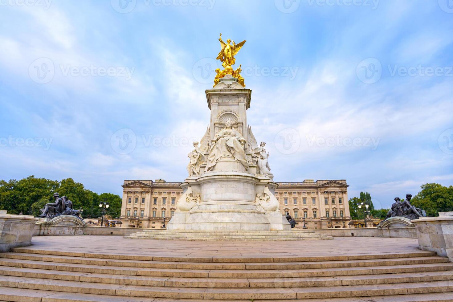 Queen Victoria monument near Buckingham palace in London, England photo