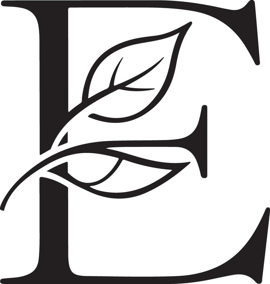 A visually appealing letter E logo design vector