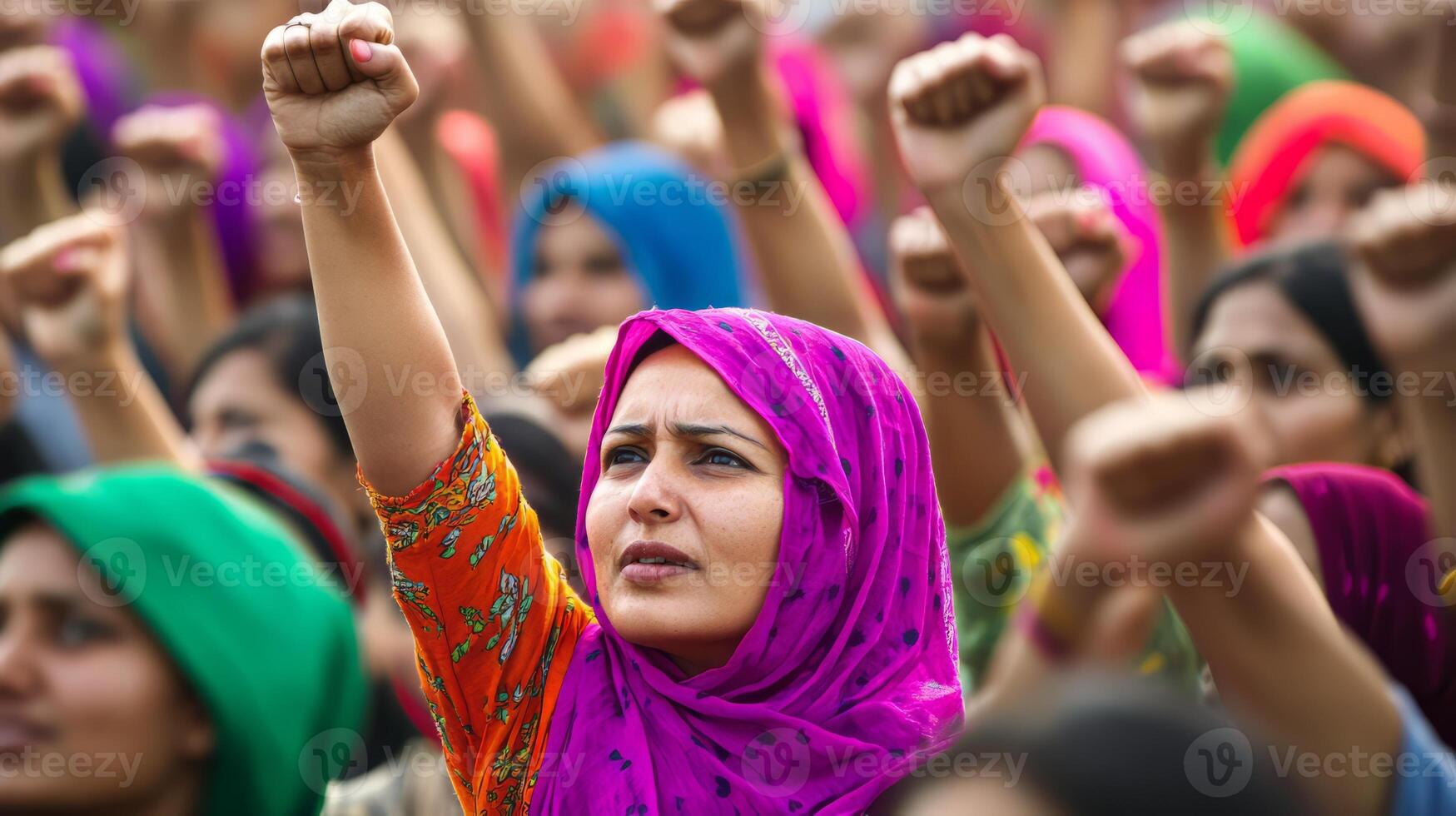 Empowered Collective Rallying for Social Justice and photo