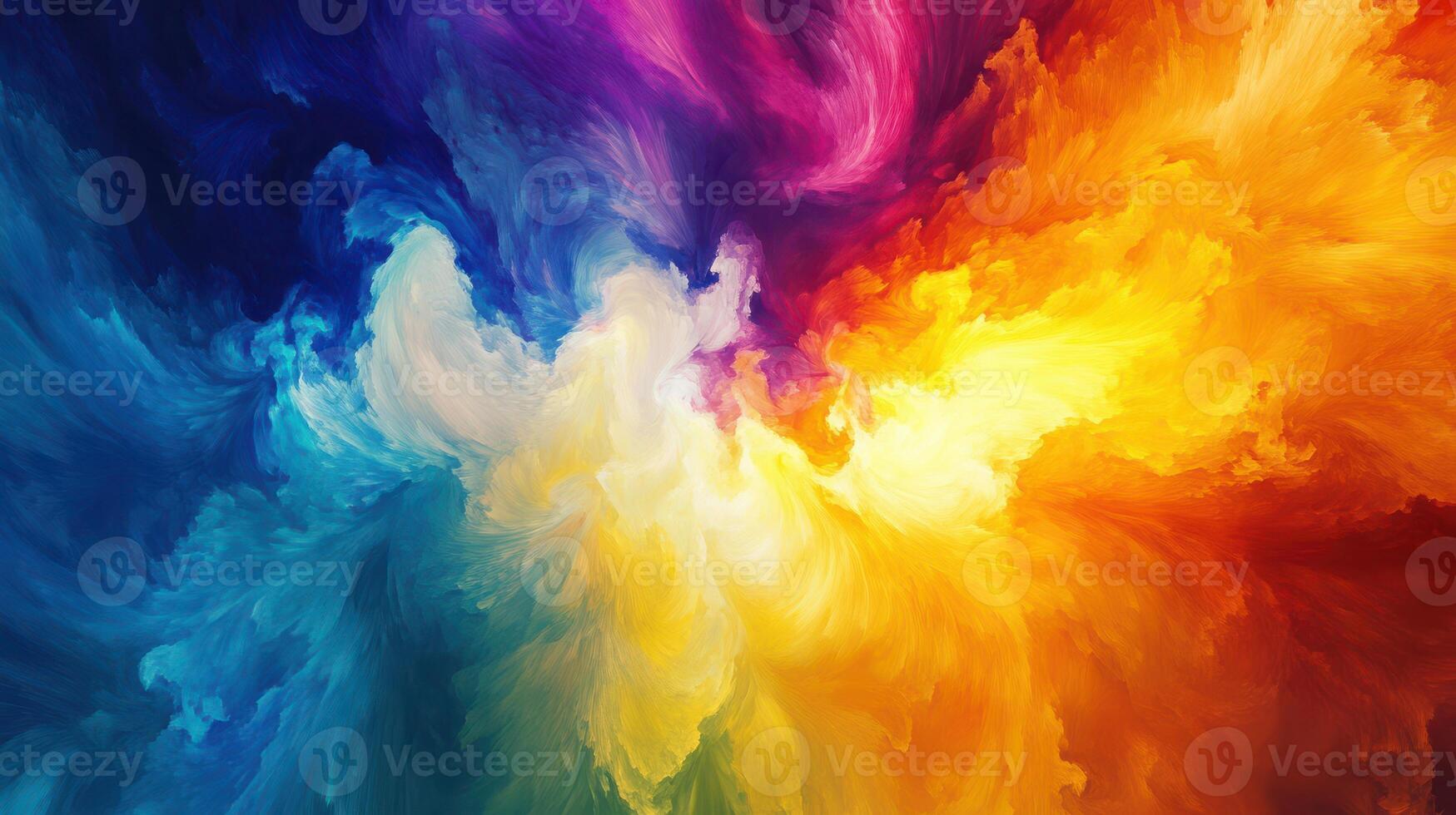 Colorful abstract background with a rainbow effect photo