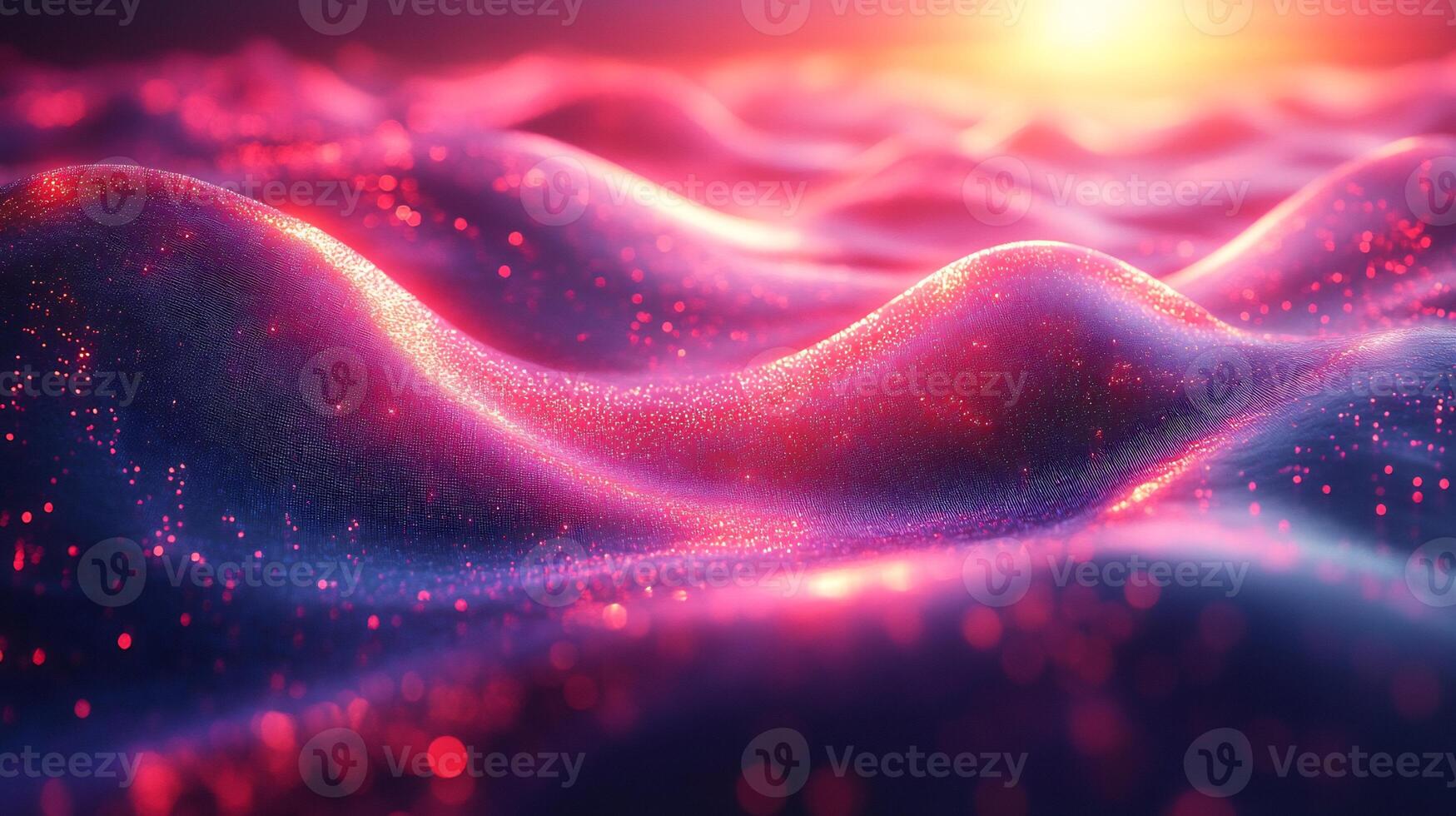Futuristic digital background flowing neon wave glowing spectrum geometric shapes and vibrant colors Techinspired design with dynamic energy and motion photo
