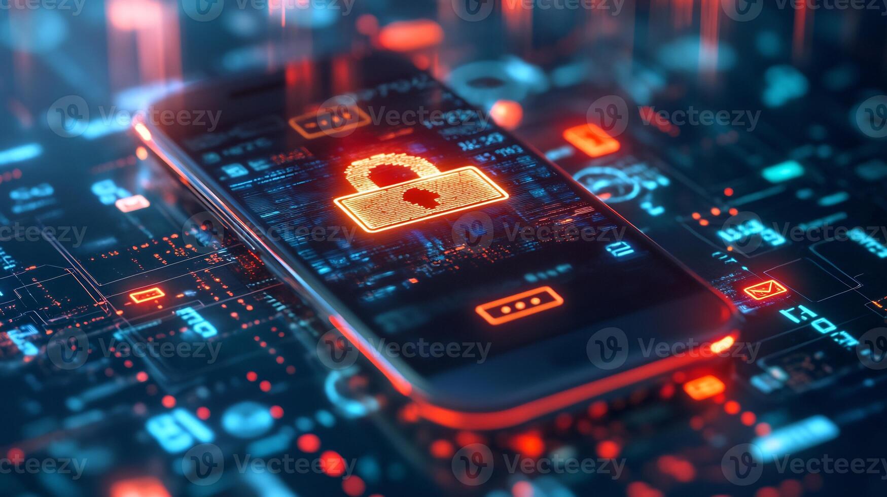 Mobile phone showing digital wallet with glowing currency symbols techdriven transactions and futuristic financial technology Ecommerce and digital economy photo