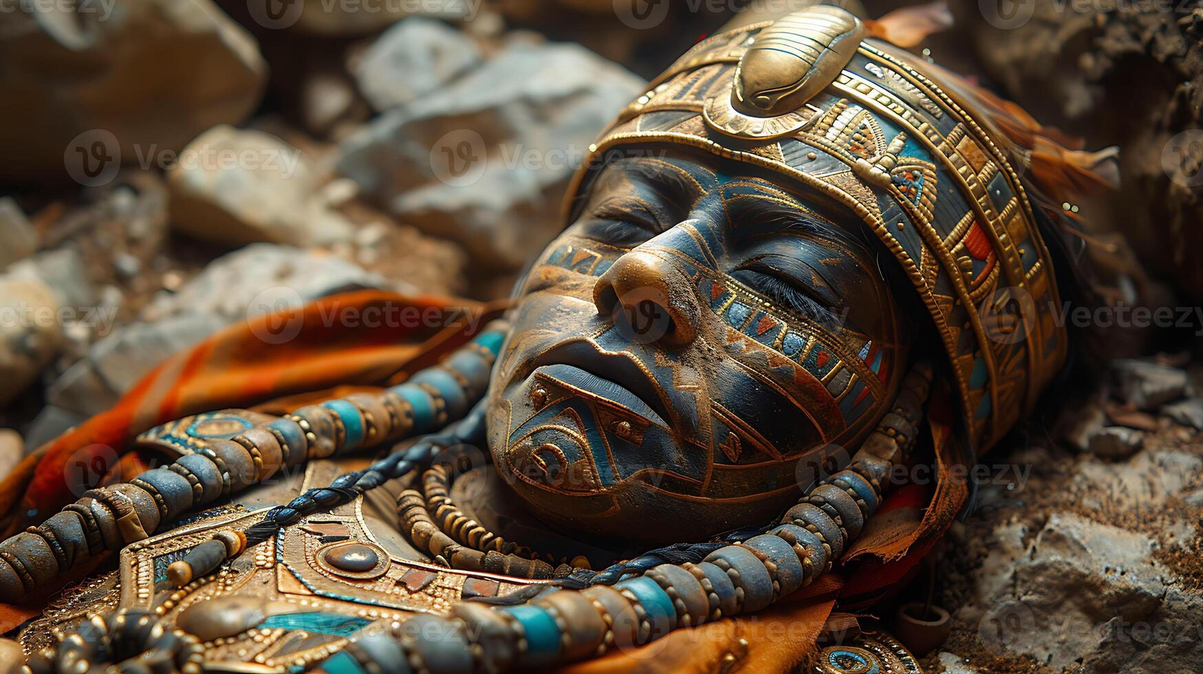 Capture solemn beauty of Inca mummification rituals with high dynamic range imaging preserving the delicate details of the ceremonial process while maintaining rich tonal range photo