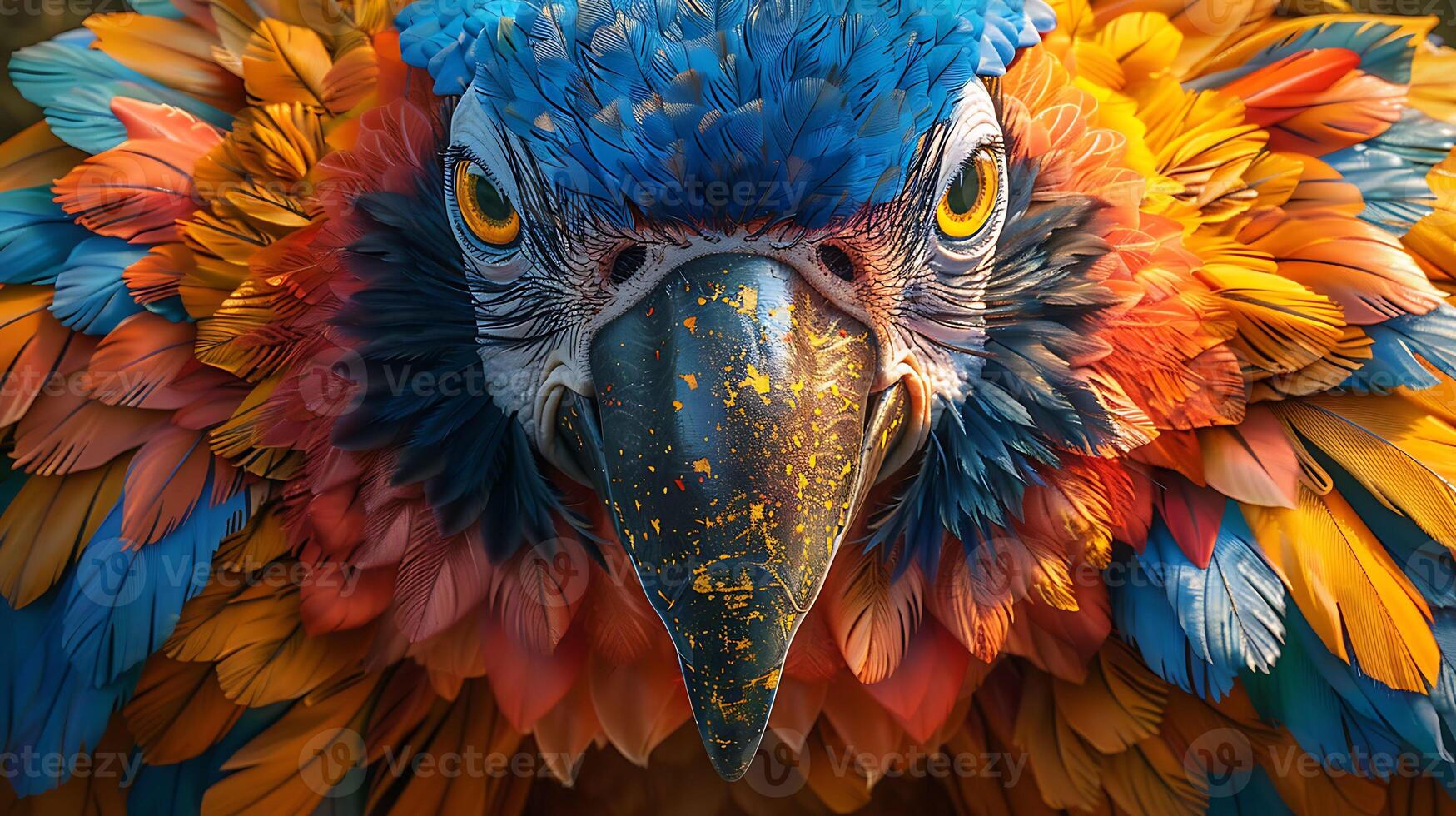Capture rhythmic beats swirling dancers of Notting Hill Carnival London the skyhigh vantage point of an eagle with colorful floats winding their way through the streets amidst the lively celebration photo