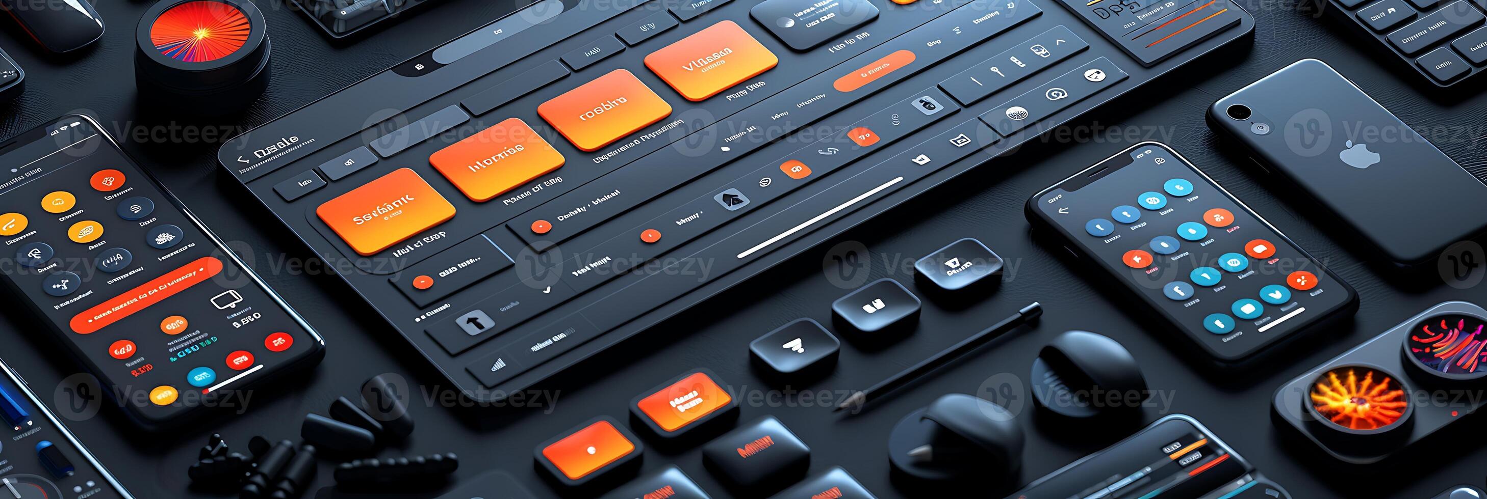 Comprehensive user interface kit ecommerce platform including stylish button product selection intuitive form checkout seamless navigation menu browsing Prioritize user experience conversion photo