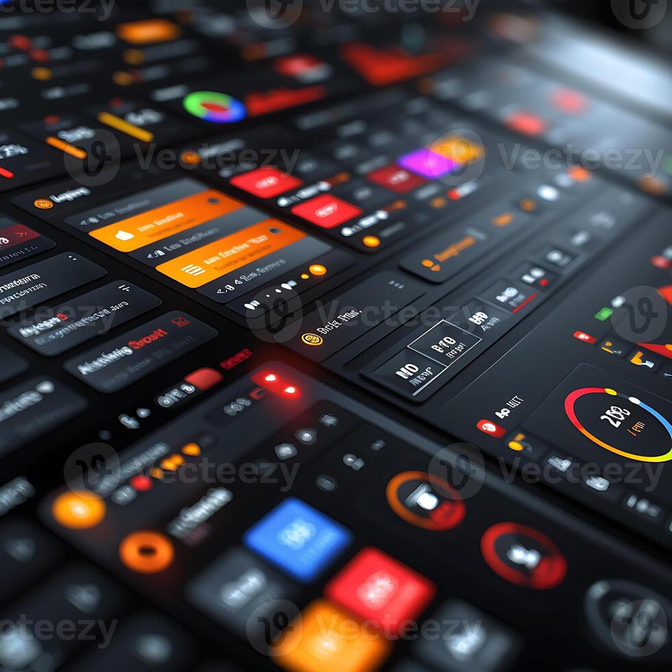 Develop UI kit specifically tailored social media applications encompassing eyecatching buttons likes and shares intuitive forms for posting content and fluid navigation elements for exploring feeds photo