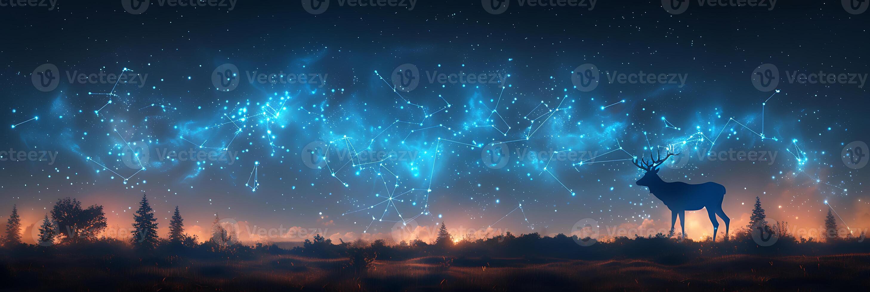 Enchanting illustration of Centaurus constellation highlighting unique celestial arrangement scientific accuracy Utilize advanced AI technology create visually stunning representation of Centaurus photo