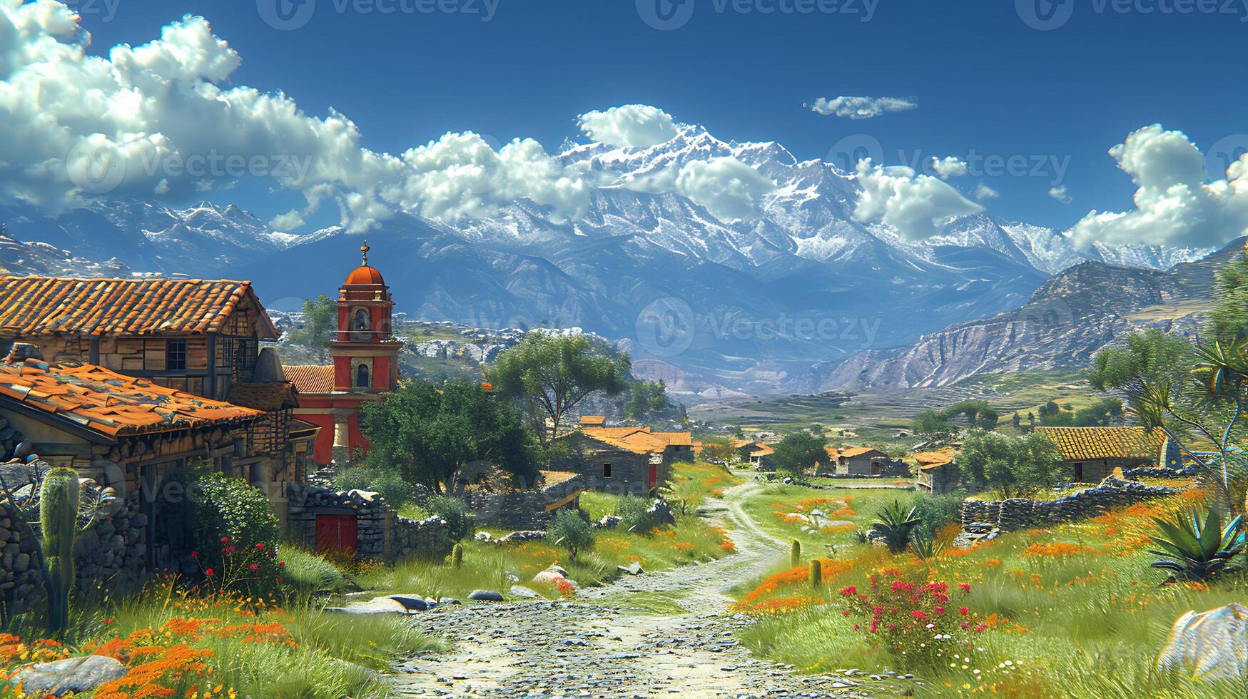 Interactive multimedia presentation showcasing daily life custom of Inca using combination of historical reenactment CGI animation expert commentary providing viewer comprehensive understanding of photo