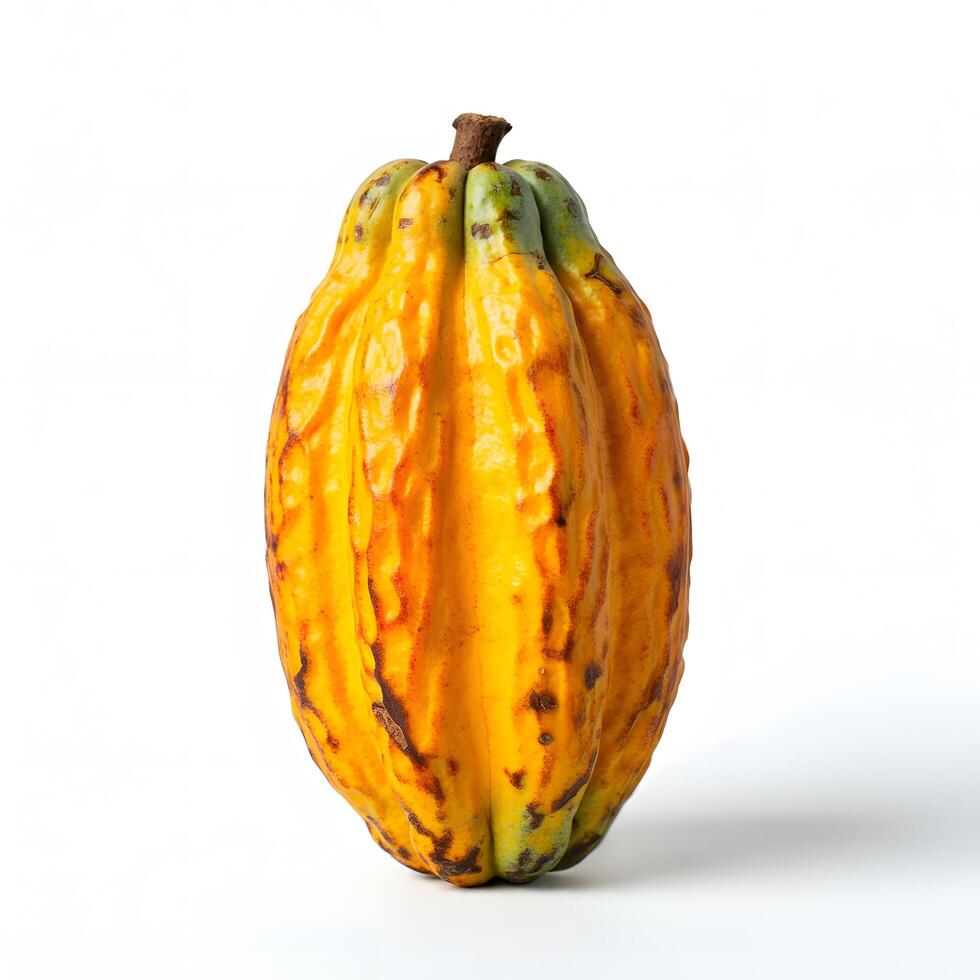 Vibrant Cocoa Pod A Delightful Tropical Delight photo