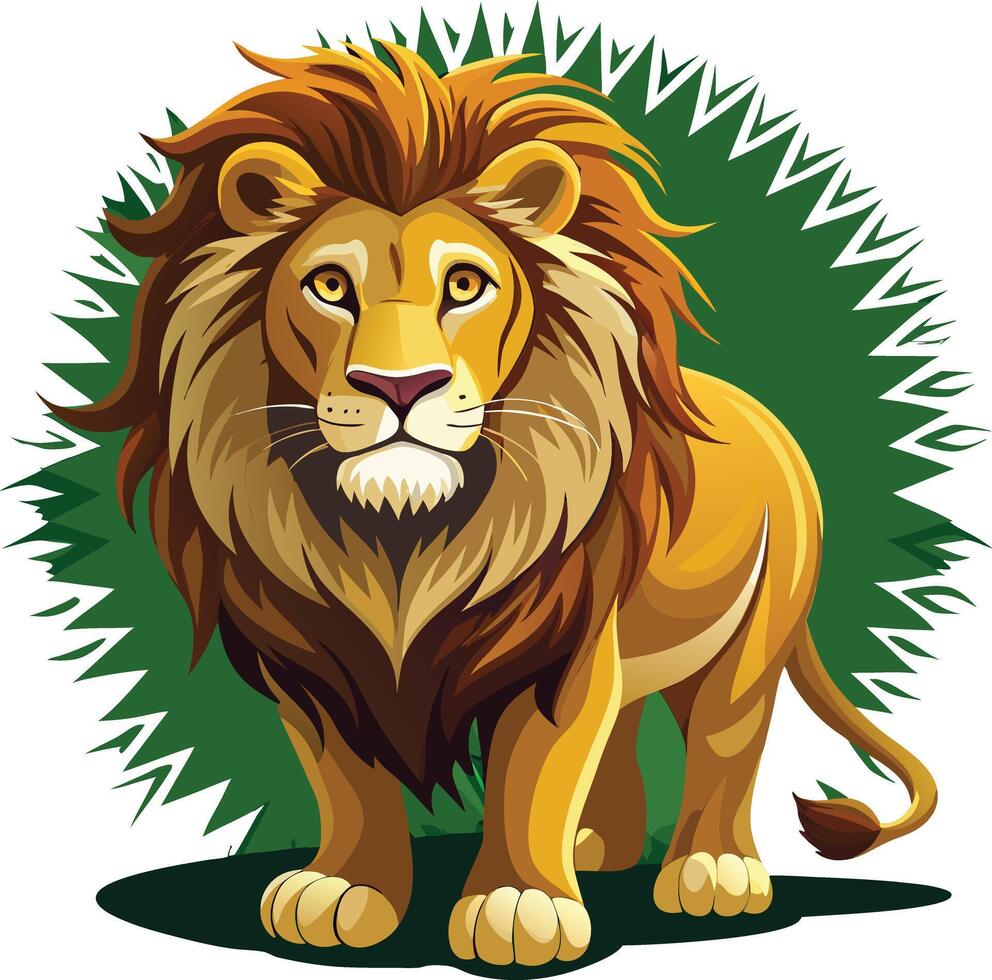Lion illustration artwork vector