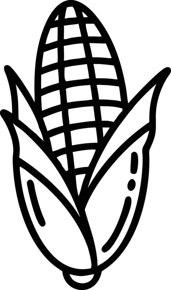 Corn icon on a white background vector
