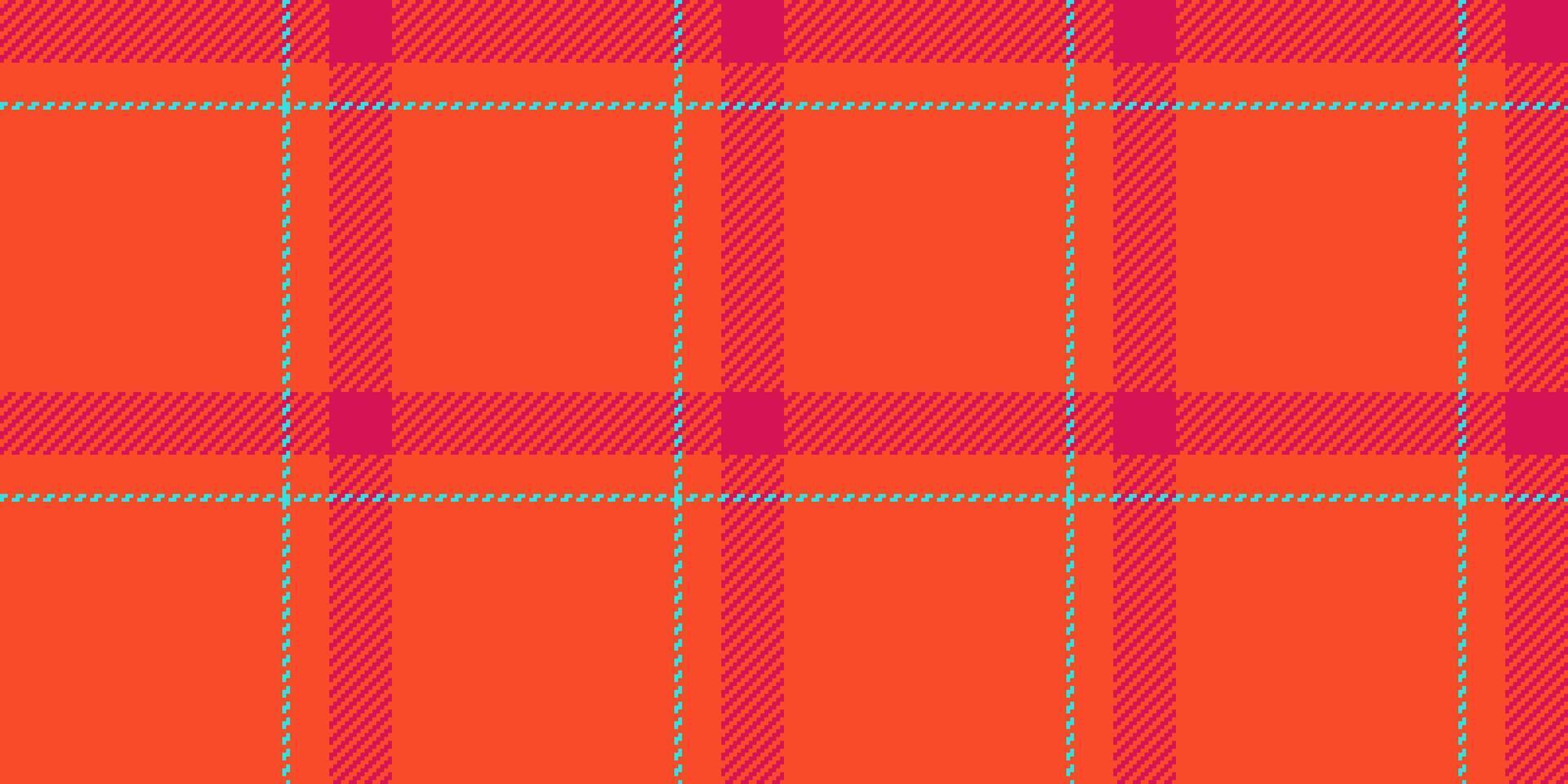 Japan fabric background tartan, open seamless check plaid. Elegant texture pattern textile in red and pink colors. vector
