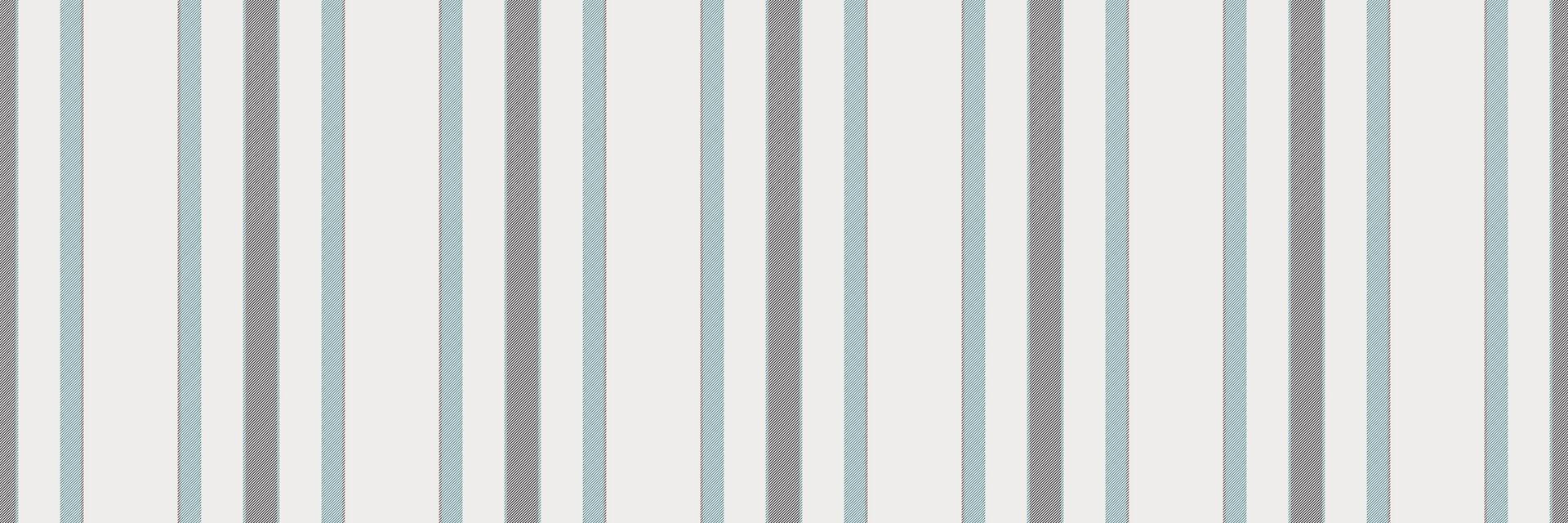 Diagonal stripe lines pattern, scrapbooking vertical seamless fabric. Perfection background textile texture in white and cyan colors. vector