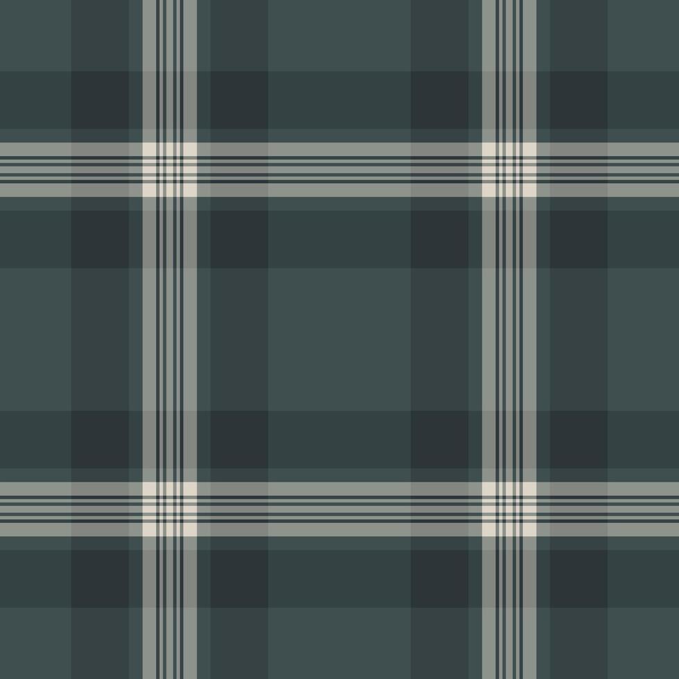 Folded check plaid pattern, collage fabric background texture. Fashionable tartan seamless textile in dark and grey colors. vector
