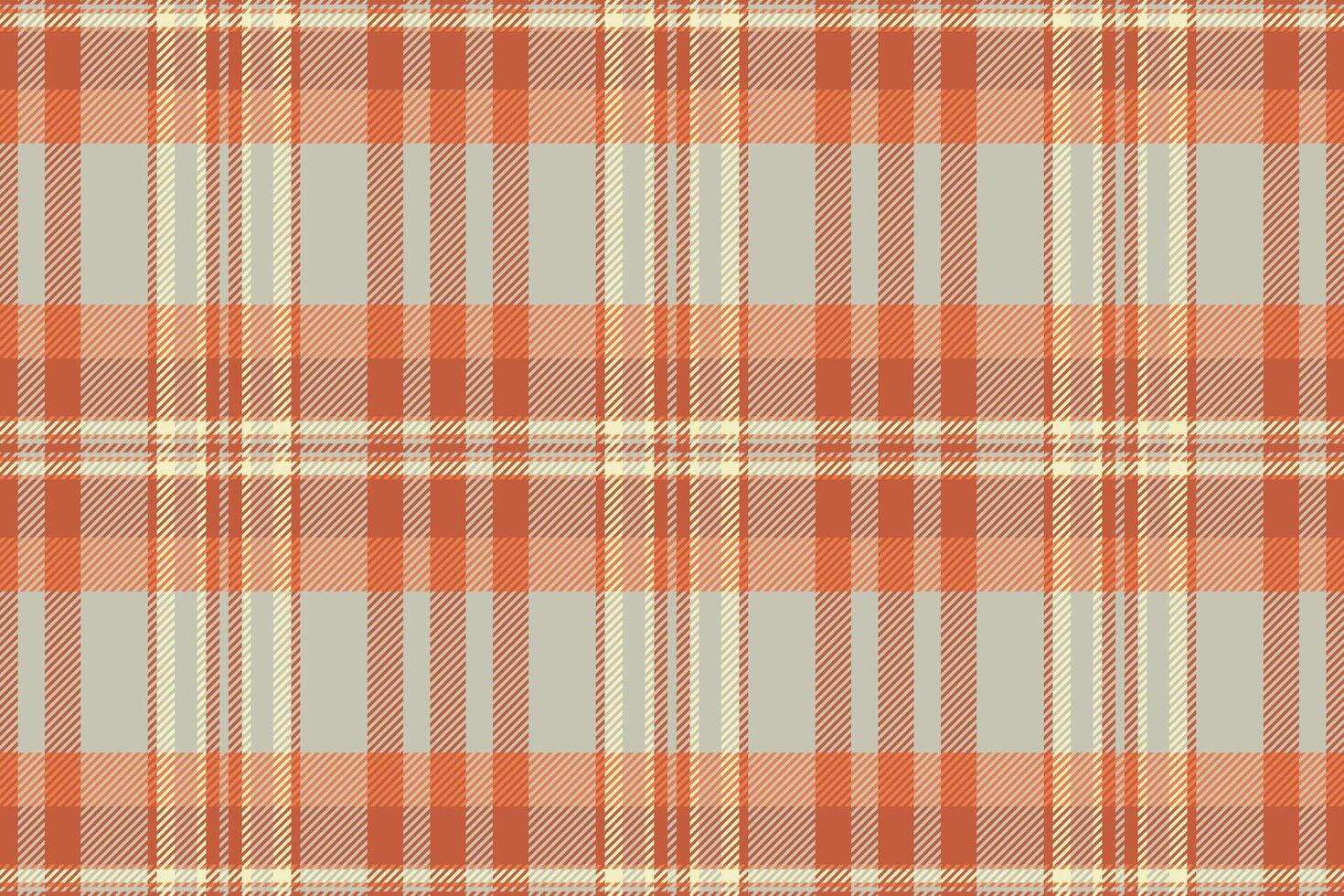 Minimalist seamless fabric textile, vogue check pattern background. Folded texture tartan plaid in pastel and red colors. vector