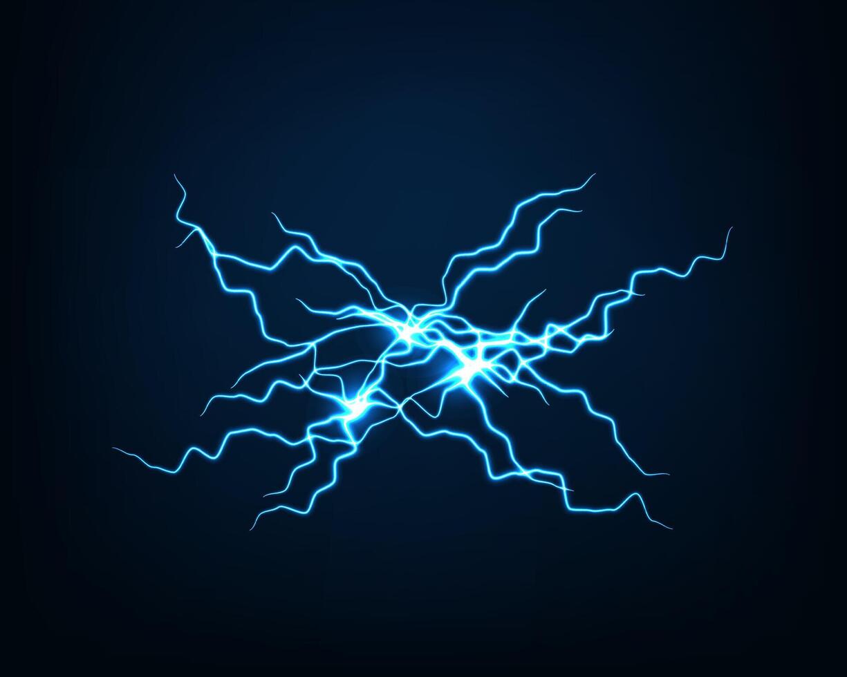 Abstract background electric light. Spark flash effect. Bright curved line. Neon glowing curves. vector