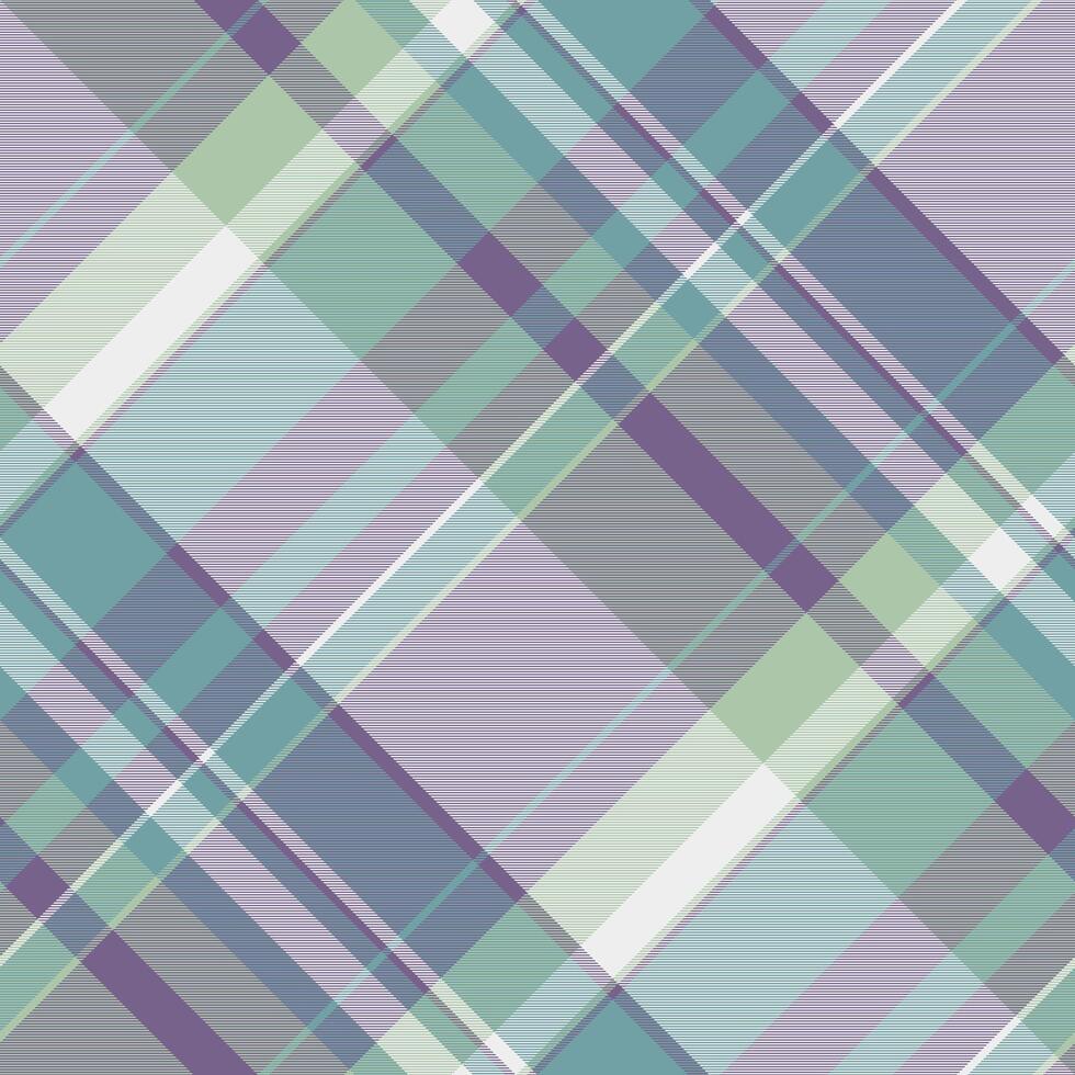 Image fabric background, mens shirt tartan texture seamless. Valentine textile check plaid pattern in violet and white colors. vector