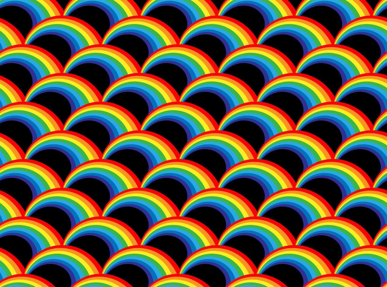 Rainbow pattern seamless. Colorful background texture design. Abstract cartoon stripes wallpaper. vector