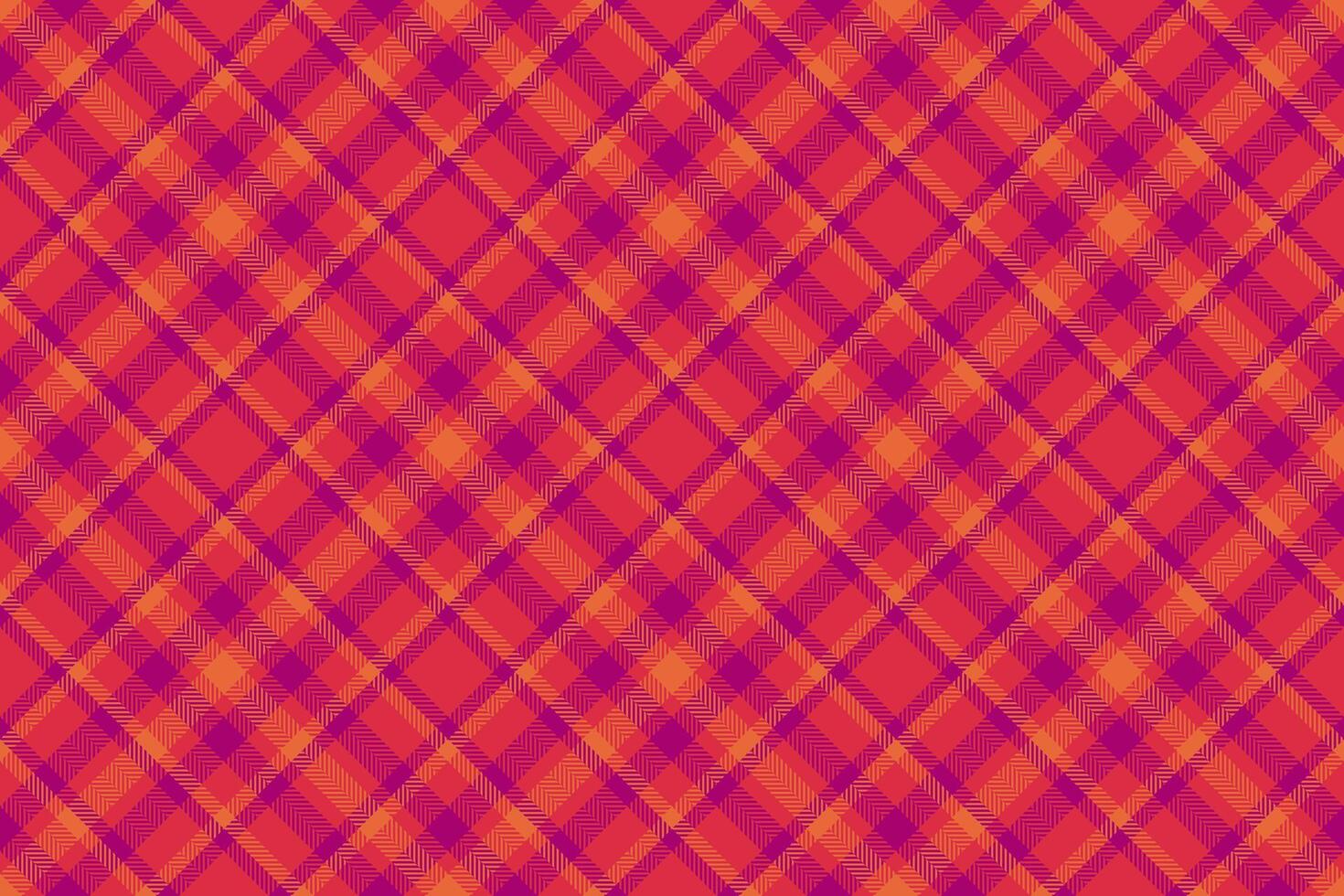 Give check background , ethnic texture textile fabric. Scrapbooking tartan plaid seamless pattern in red and pink colors. vector