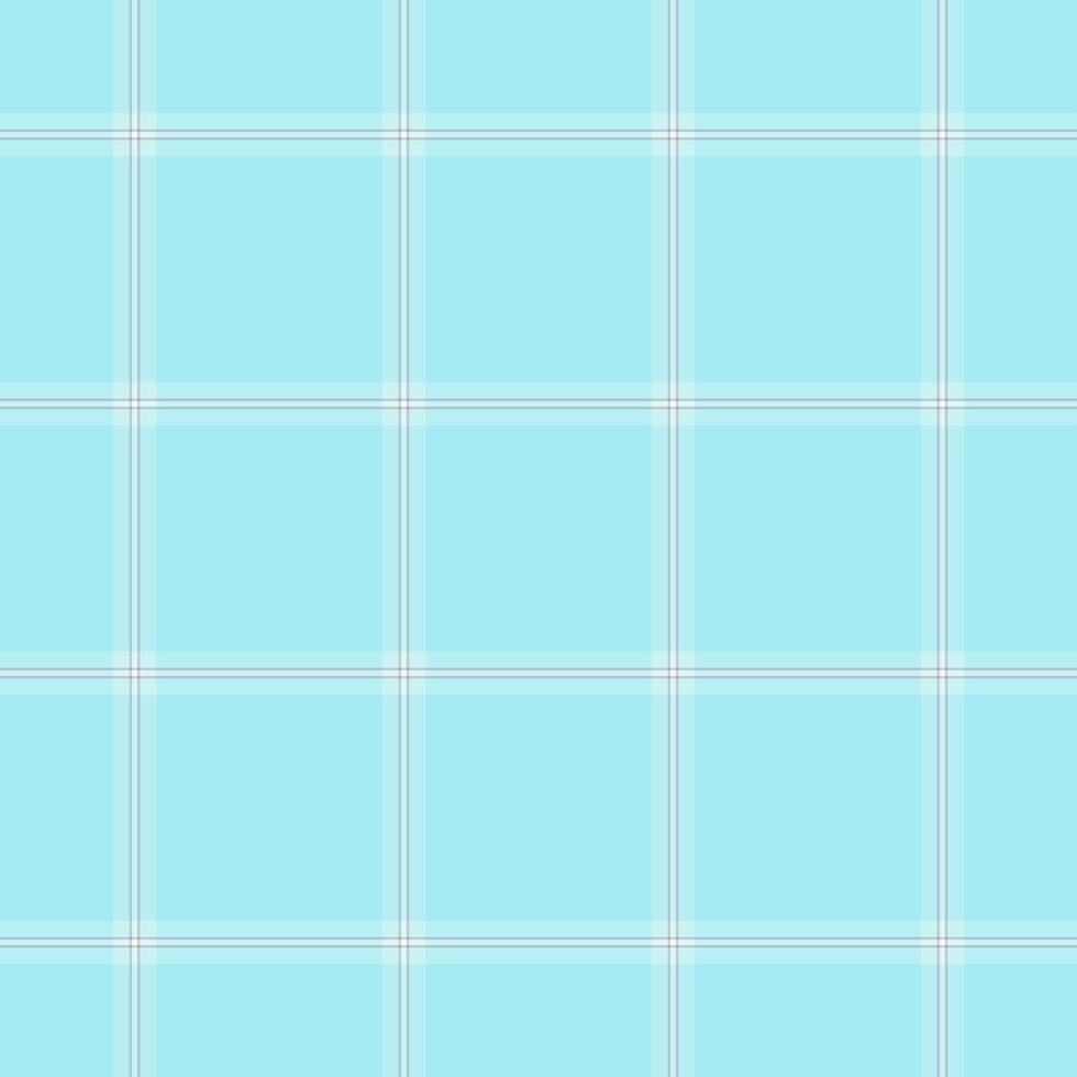 Tradition fabric tartan pattern, smooth plaid textile background. Contour texture check seamless in light and cyan colors. vector