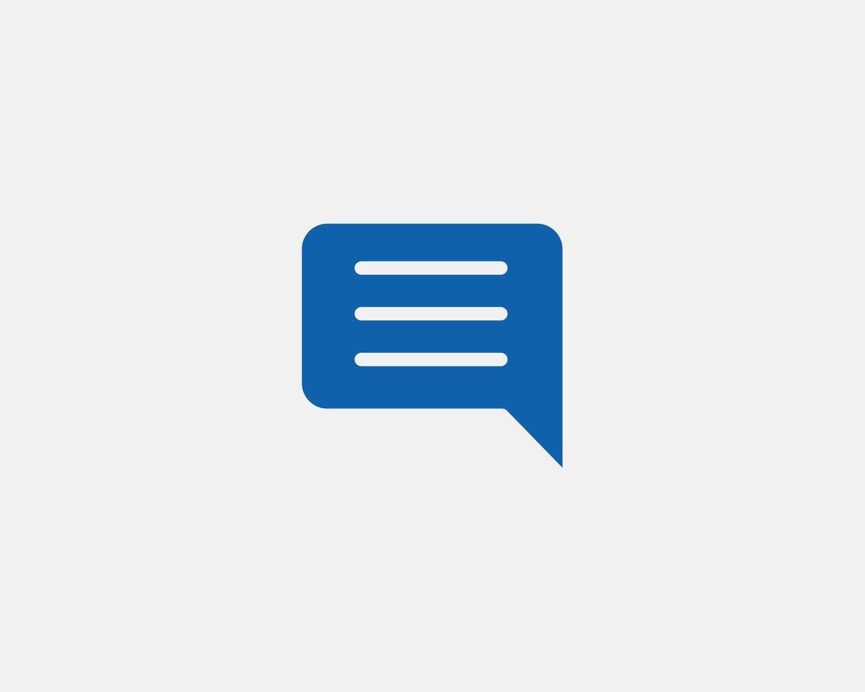 Chat icon design element. Talk bubble speech sign. Dialogue balloon. vector