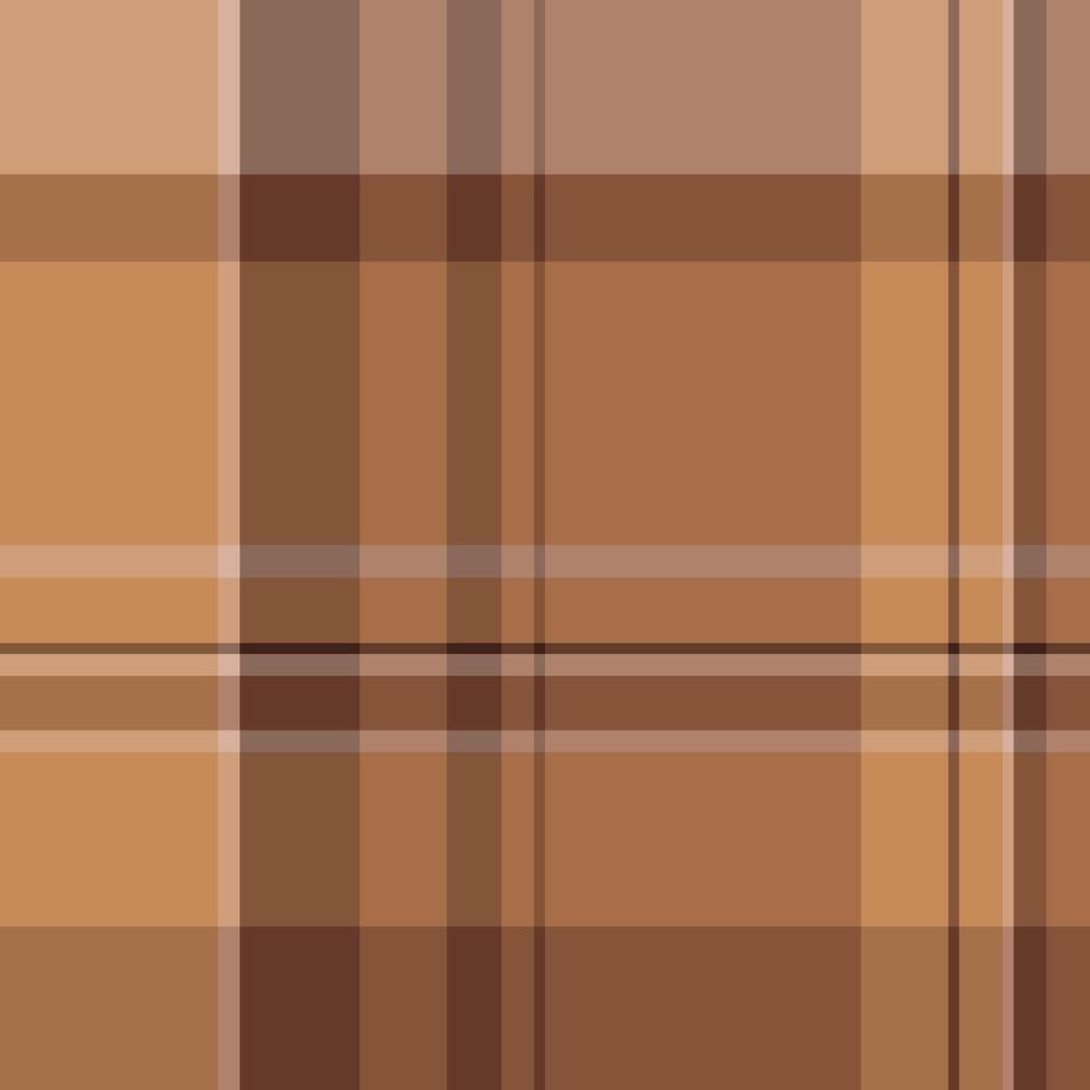 No people textile texture seamless, empty plaid check background. Pride pattern tartan fabric in orange and light colors. vector