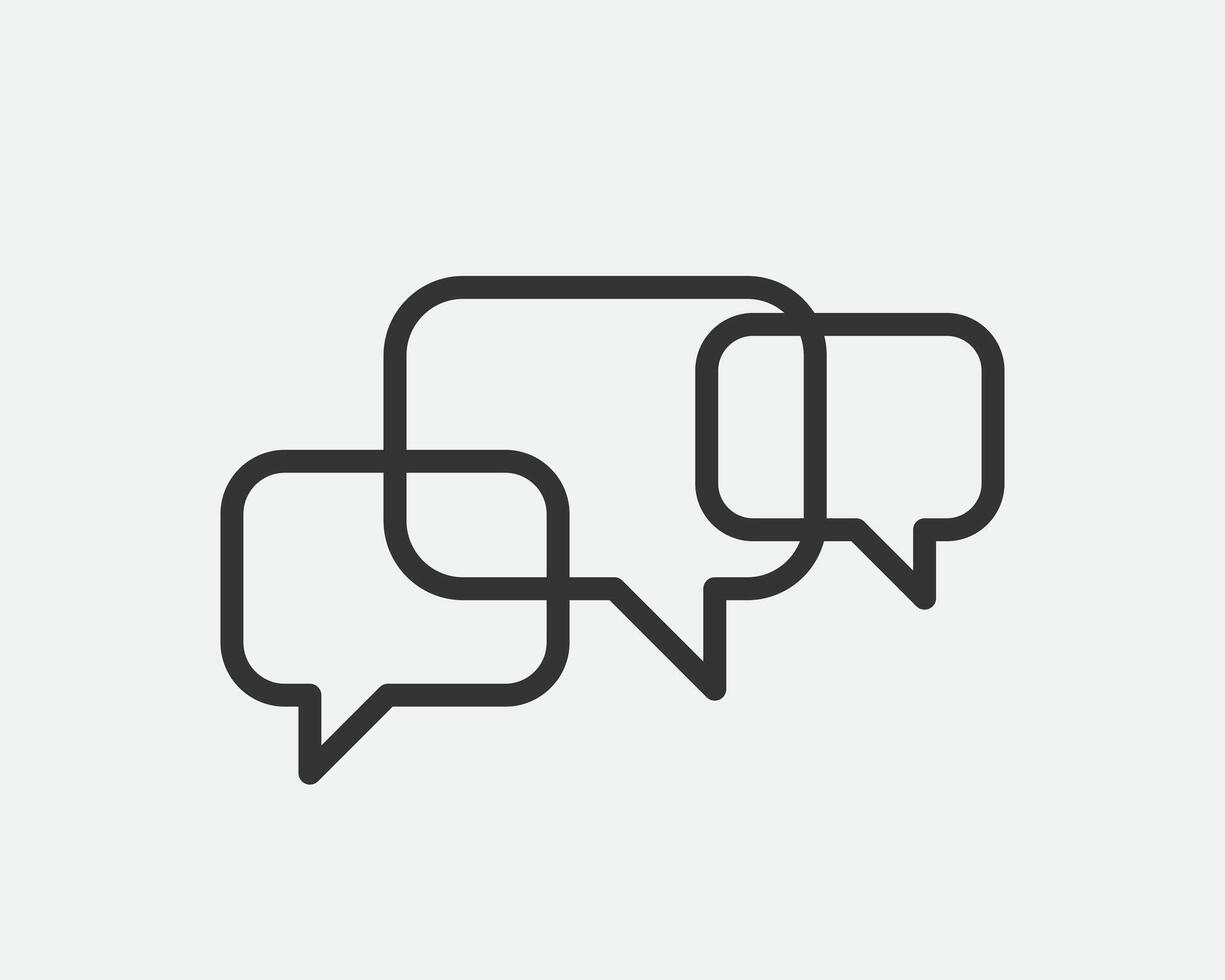 Talk bubble speech icon. Blank empty bubbles design elements. Chat on line symbol template. Dialogue balloon sticker silhouette. vector